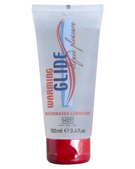 HOT - WARMING GLIDE LIQUID PLEASURE WATERBASED LUBRICANT 100 ML