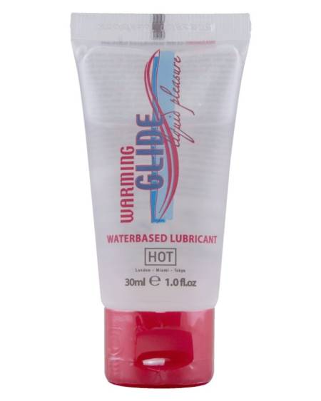HOT - WARMING GLIDE LIQUID PLEASURE WATERBASED LUBRICANT 30 ML