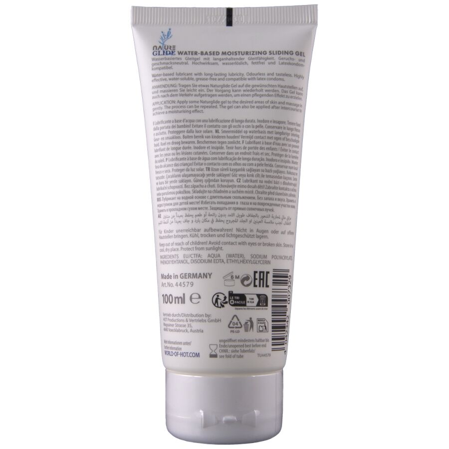 HOT - NATURE GLIDE WATER BASED LUBRICANT 100ML - Imagem de 2