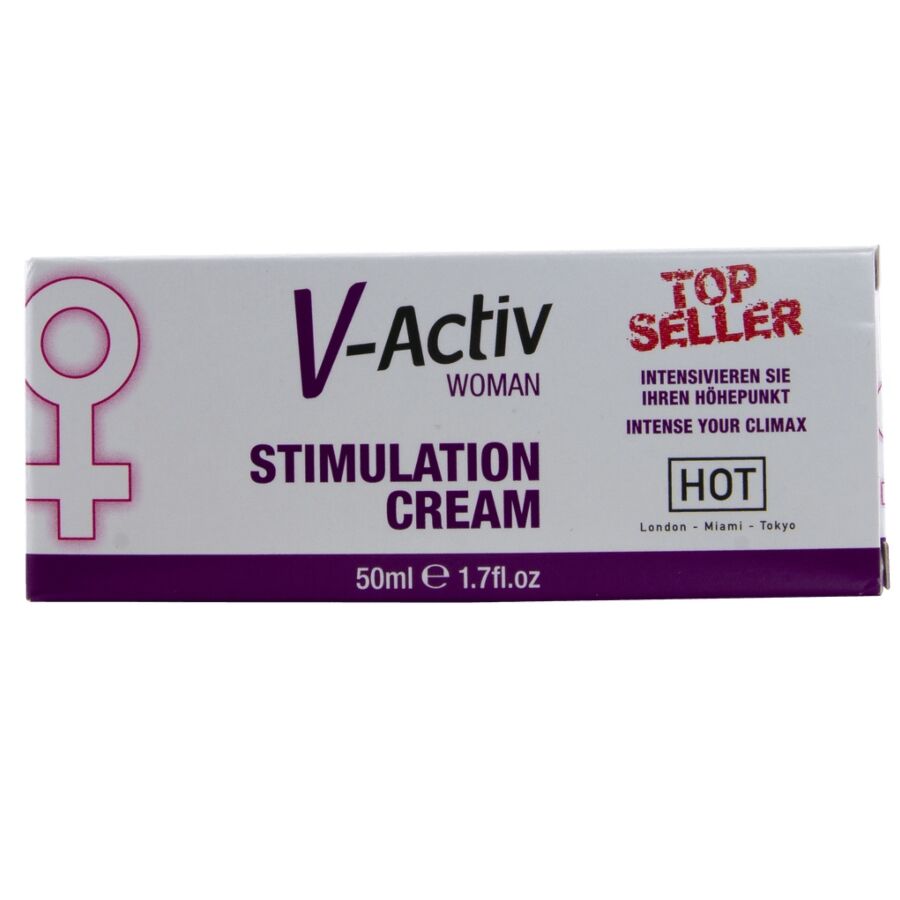 HOT - V-ACTIV STIMULATION CREAM FOR WOMEN 50 ML - Imagem de 3
