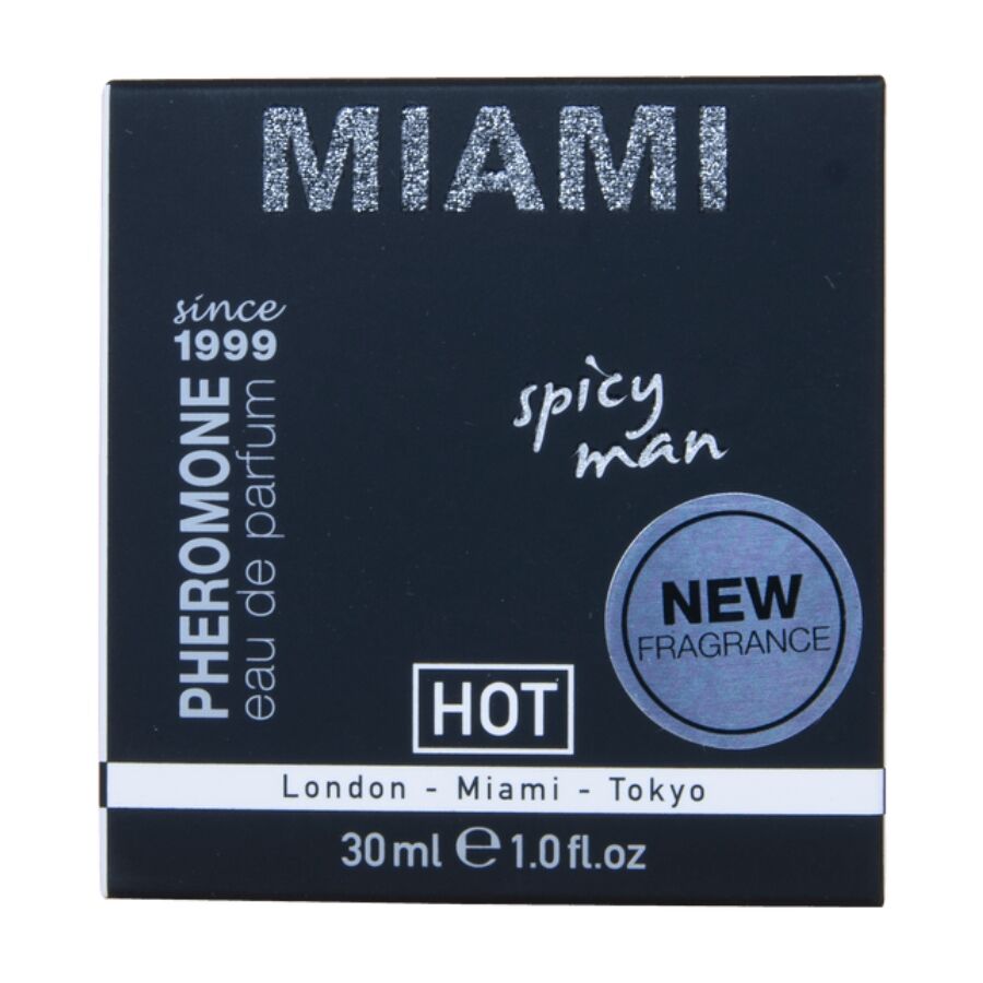 HOT - PHEROMONE PARFUME MIAMI SPICY MAN 30 ML - Imagem de 3