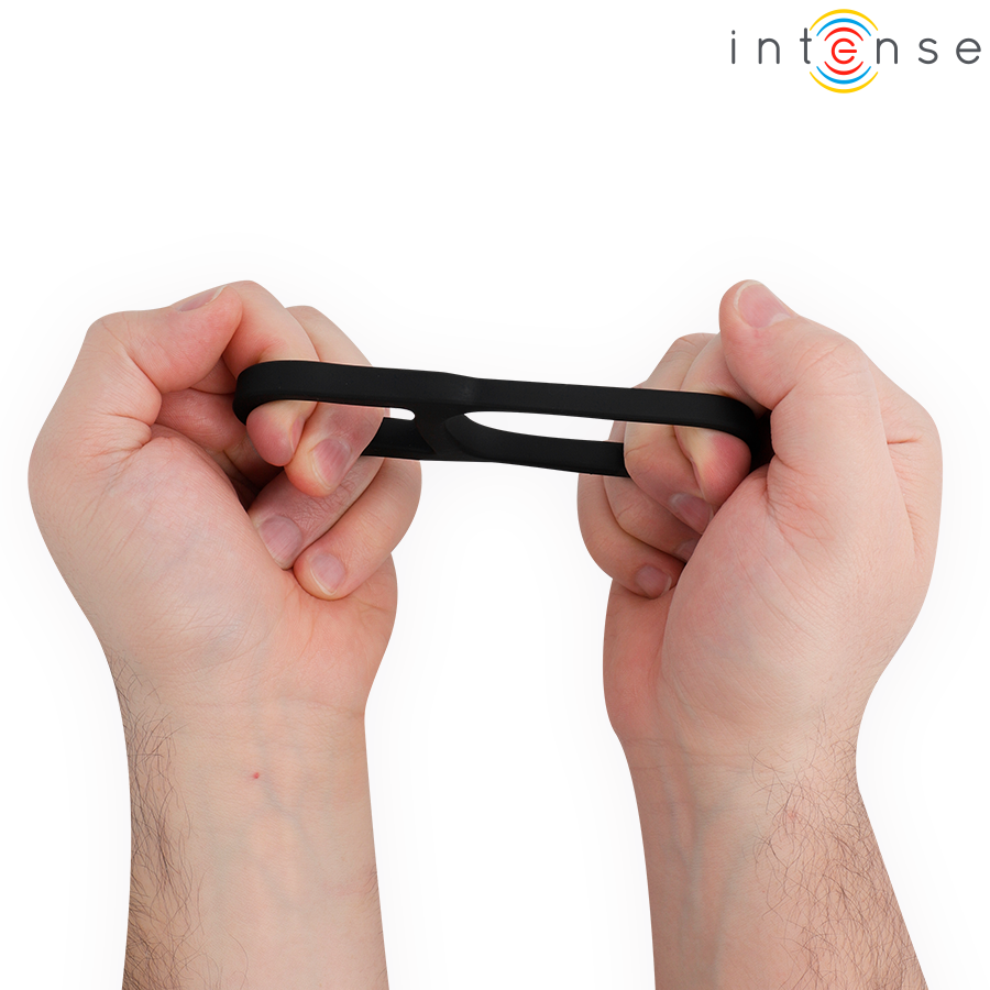 INTENSE - CONLETH ADJUSTABLE DOUBLE PENIS RING MODEL 3 - Imagem de 4