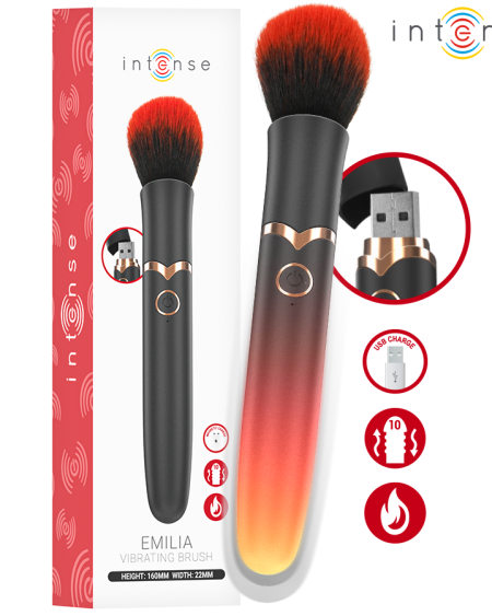 INTENSE - EMILIA VIBRATING BRUSH 10 VIBRATIONS 16 CM