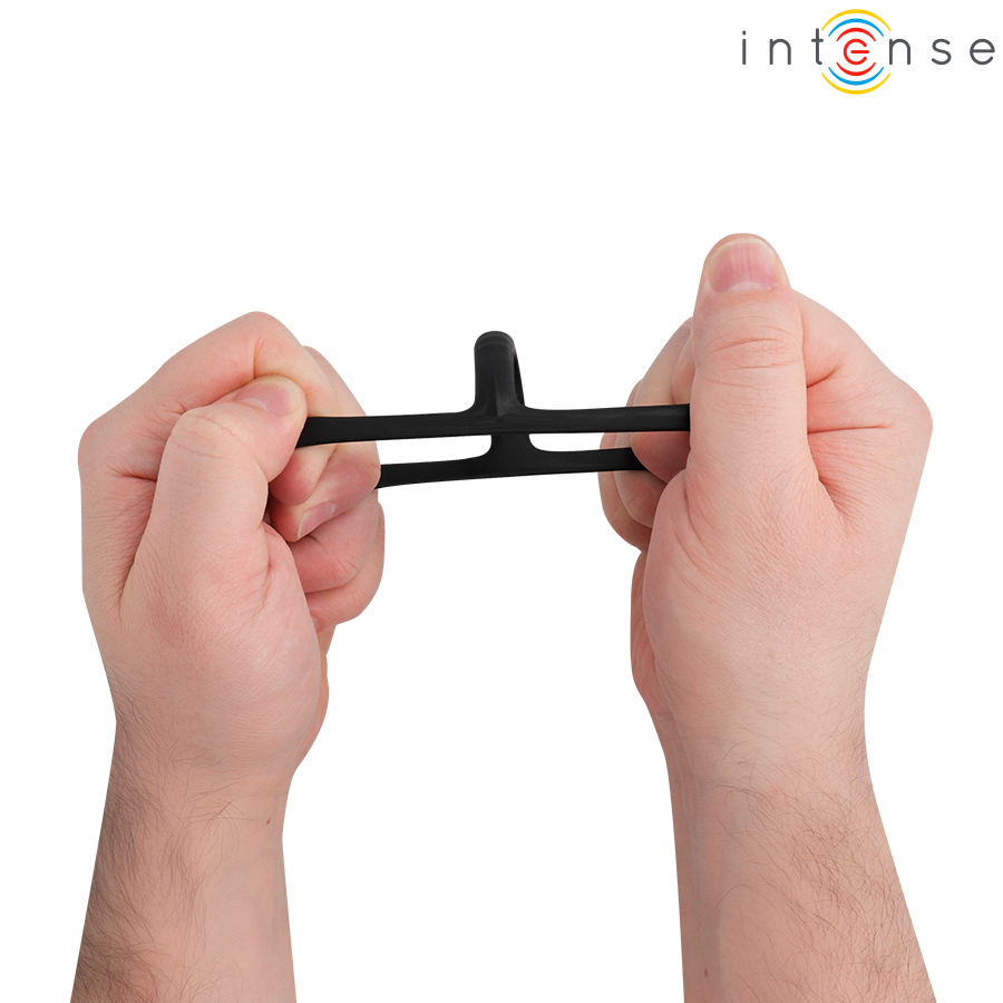 INTENSE - JOHN ADJUSTABLE TRIPLE PENIS RING MODEL 4 - Imagem de 4