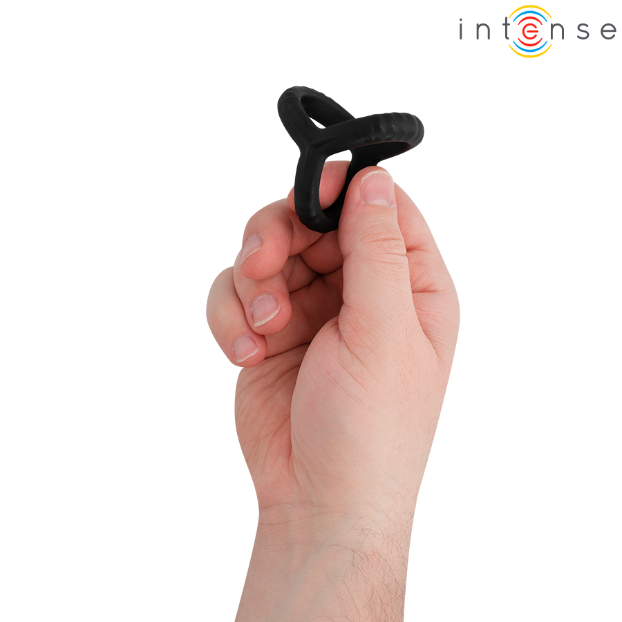 INTENSE - JOHN ADJUSTABLE TRIPLE PENIS RING MODEL 4 - Imagem de 2