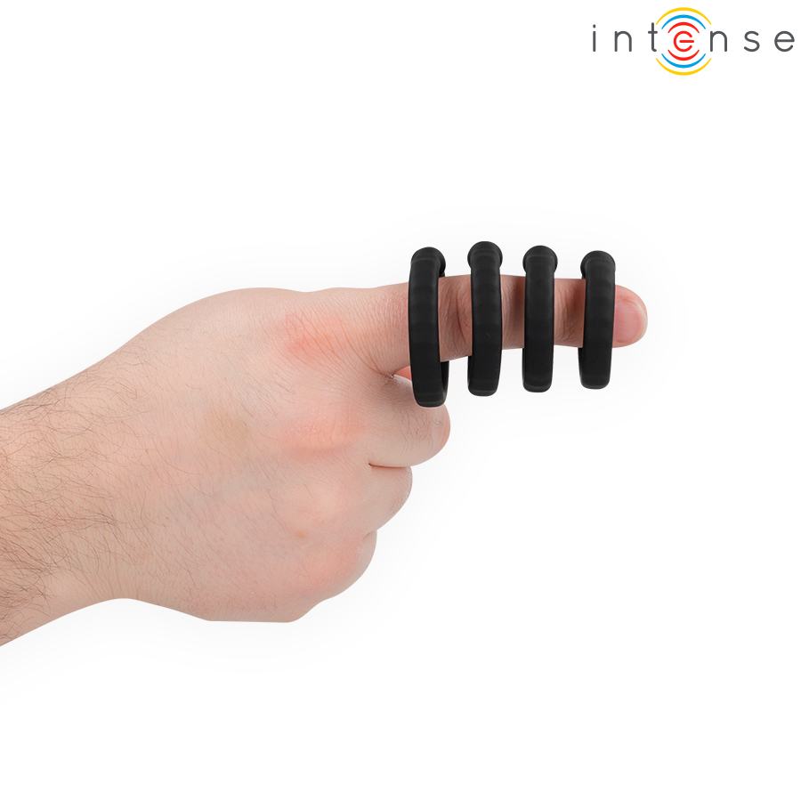 INTENSE - MICHIEL SET OF 4 PENIS RINGS MODEL 10 - Imagem de 2