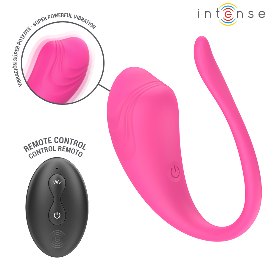 INTENSE - OLIVIA PINK VIBRATING EGG WITH REMOTE CONTROL - Imagem de 2