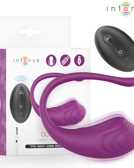 INTENSE - OLIVIA PURPLE VIBRATING EGG WITH REMOTE CONTROL
