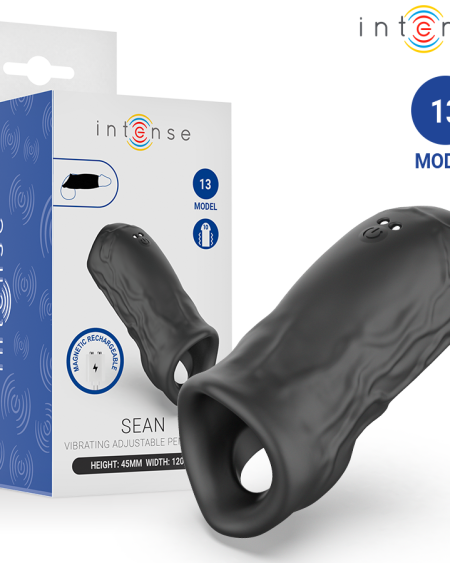 INTENSE - SEAN VIBRATING ADJUSTABLE PENIS RING MODEL 13
