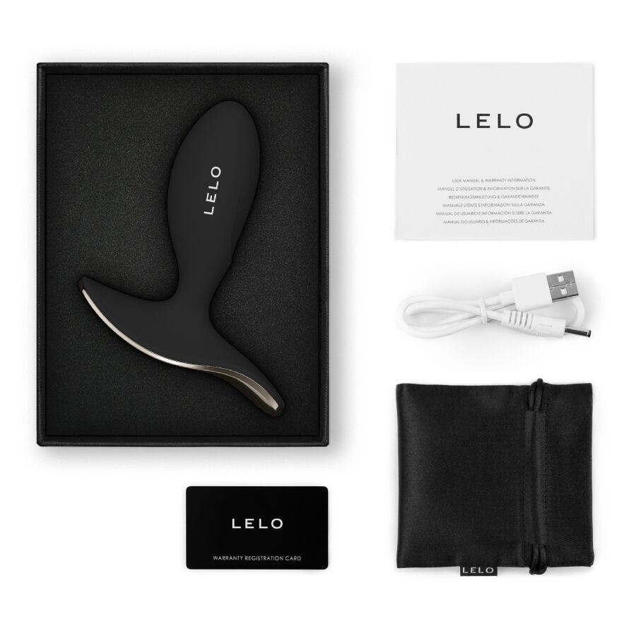 LELO - SURFER 2 UNISEX ANAL VIBRATING PLUG BLACK - Imagem de 4