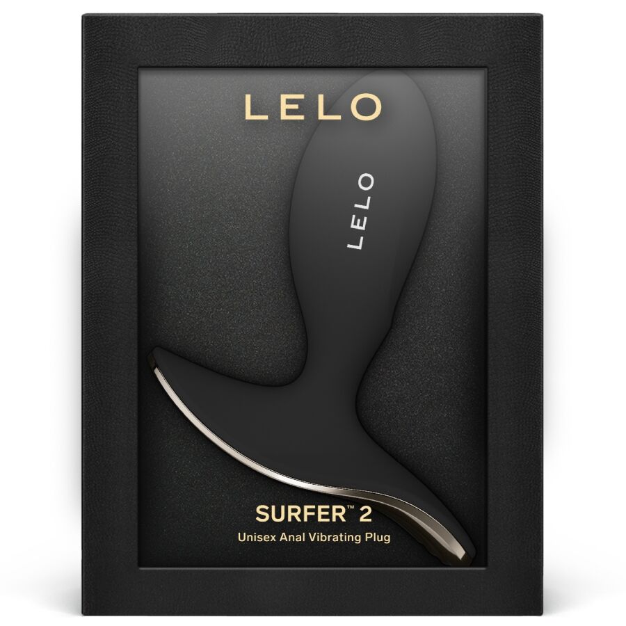 LELO - SURFER 2 UNISEX ANAL VIBRATING PLUG BLACK - Imagem de 3
