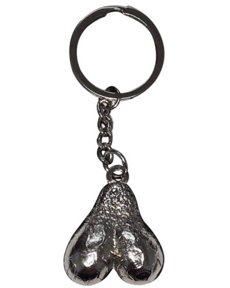 DIABLO PICANTE - SILVER EGGS METAL KEYCHAIN