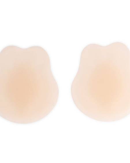 BYE-BRA - RABBIT COPAS DE SILICONA BEIGE TALLA XL