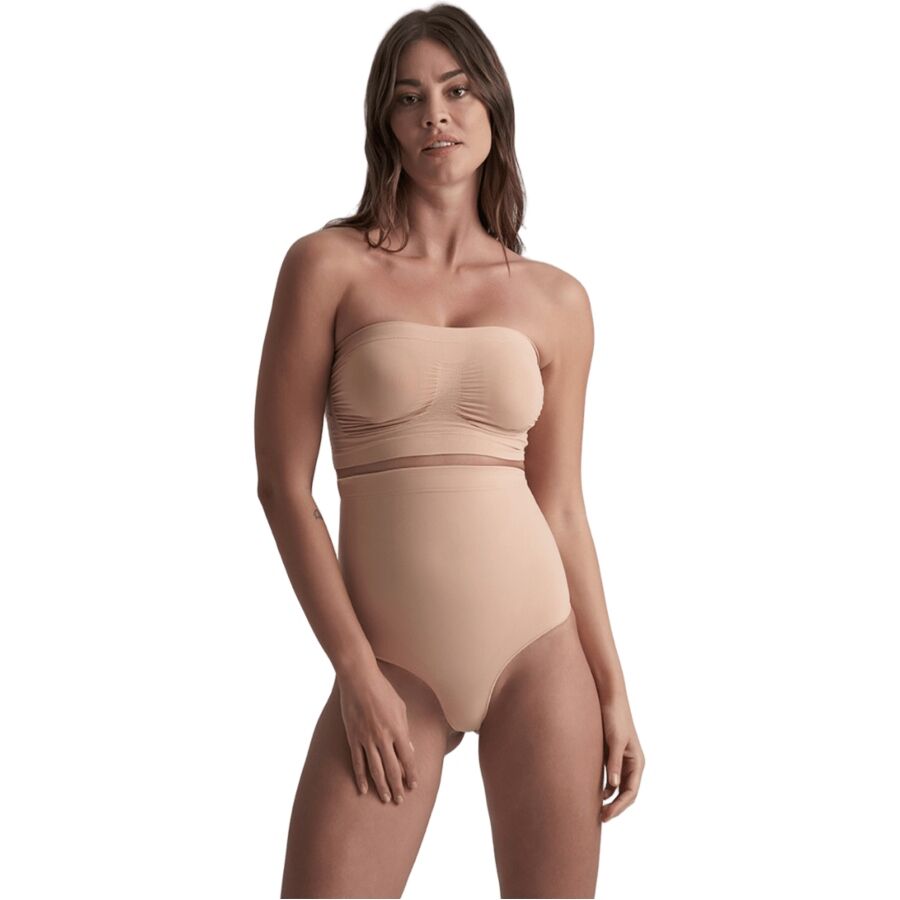 BYE-BRA - TANGA DE TALLE ALTO SIN COSTURAS - Imagem de 2