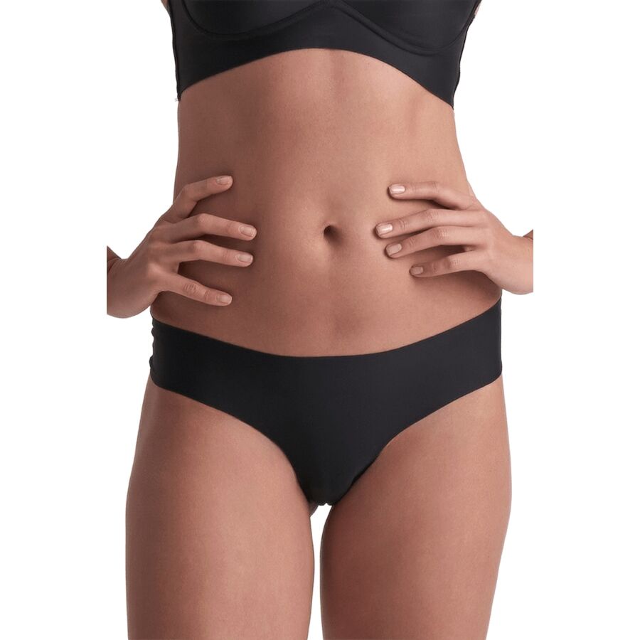BYE-BRA - PACK 2 TANGAS INVISIBLES BEIGE Y NEGRO TALLA S - Imagem de 3