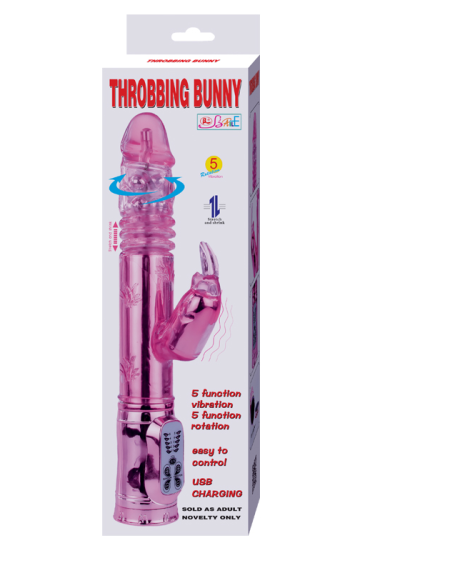BAILE - THROBBING BUNNY PINK RAMPANT ROTATOR