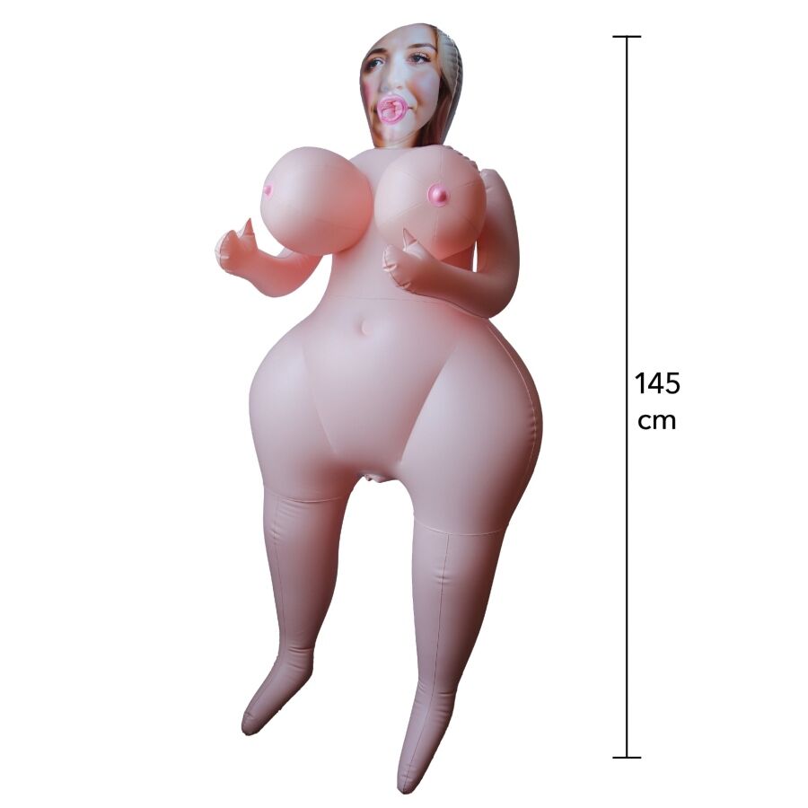 HIDDEN DESIRE - HEAVY HEATHER INFLATABLE DOLL 145 CM - Imagem de 2