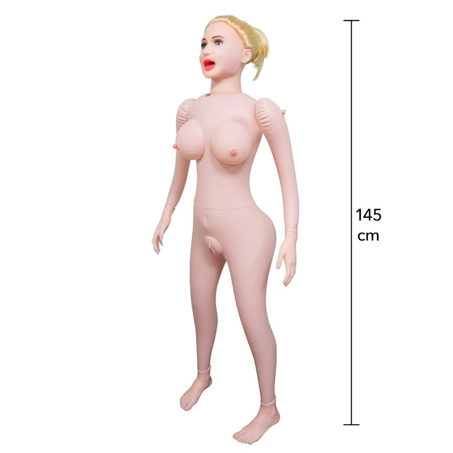 HIDDEN DESIRE - LUSTY LOLA INFLATABLE DOLL 145 CM - Imagem de 2