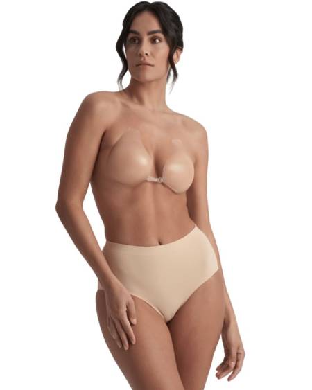 BYE-BRA - COPAS DE SILICONA BEIGE COPA