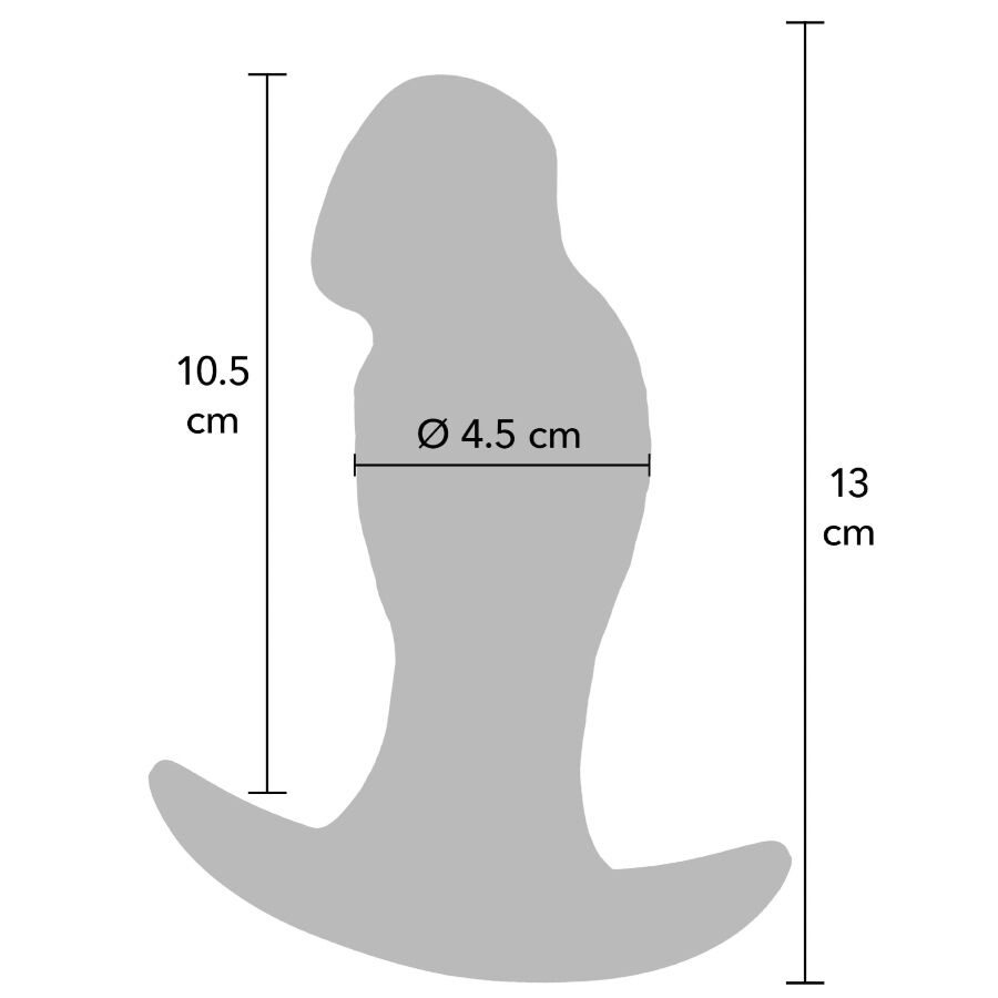 HIDDEN DESIRE - INFERNO REALISTIC BUTTPLUG 13 CM - Imagem de 5