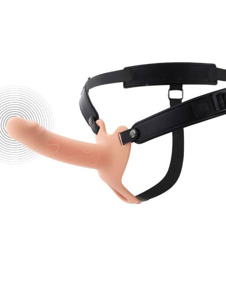 HIDDEN DESIRE - INFERNO VIBRATING PENIS SLEEVE STRAP-ON  16 CM