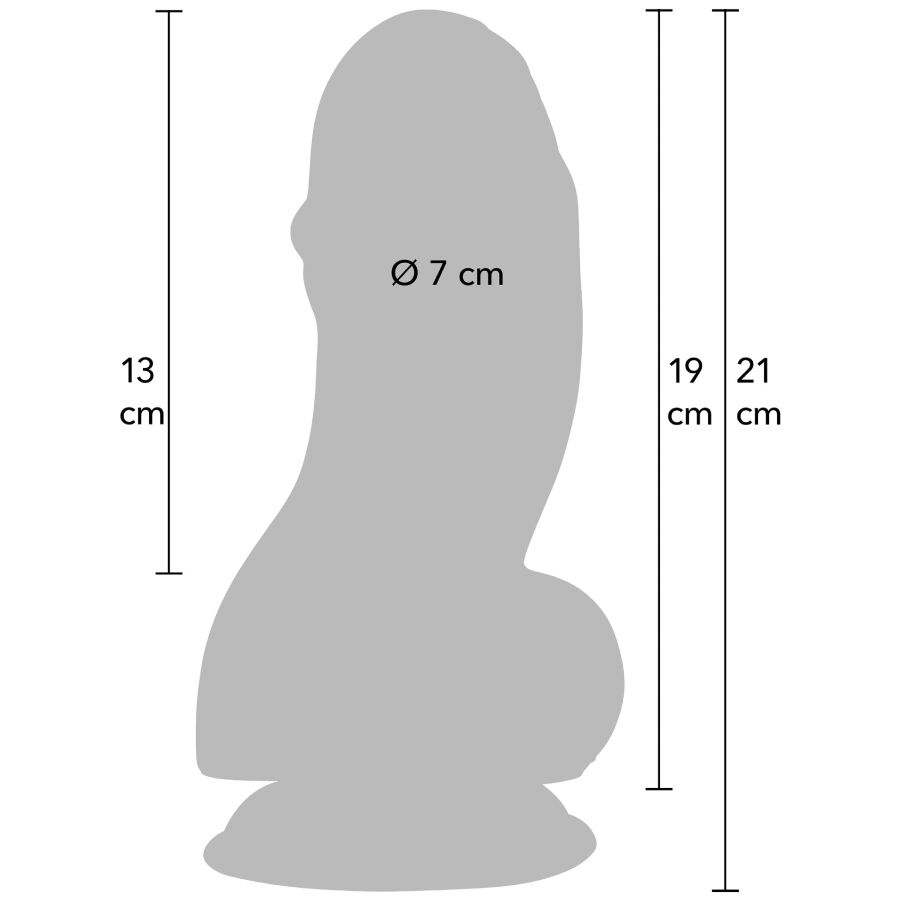 HIDDEN DESIRE - INFERNO FAT BOYS DILDO 19 CM - Imagem de 3