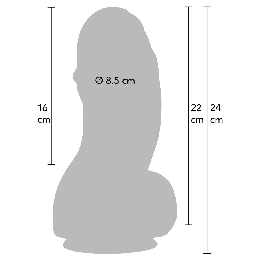 HIDDEN DESIRE - INFERNO FAT BOYS DILDO 22 CM - Imagem de 2