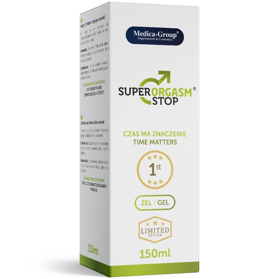 MEDICA GROUP - SUPER ORGASM STOP INTIMATE GEL FOR MEN 150 ML - Imagem de 3