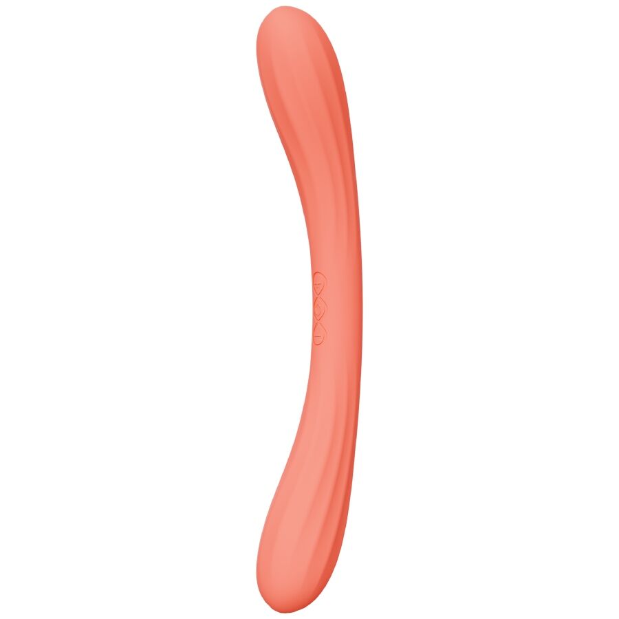 LELO - BOOMERANG DOUBLE ENDED VIBRATOR CORAL RED - Imagem de 2