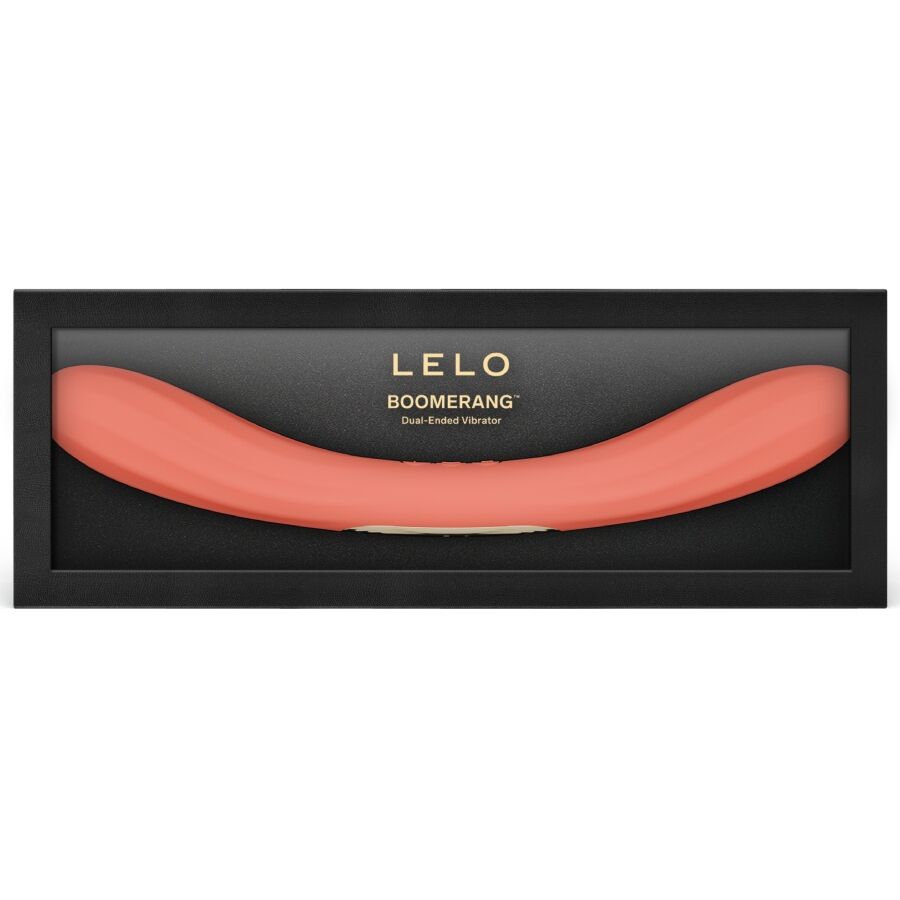 LELO - BOOMERANG DOUBLE ENDED VIBRATOR CORAL RED - Imagem de 3