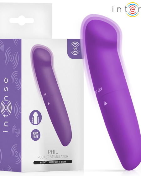 INTENSE - PHIL G-SPOT VIBRATOR PURPLE 13 CM