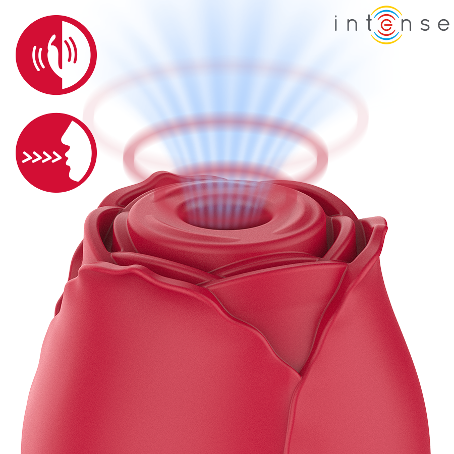 INTENSE - CAMELLIA CLITORAL SUCTION ROSE BY WAVES BORDEAUX - Imagem de 2