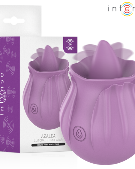 INTENSE - AZALEA FLOWER CLIT STIMULATING 10 VIBRATIONS PURPLE