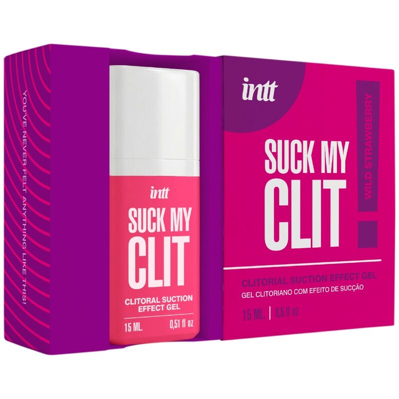 INTT - SUCK MY CLIT SUCTION EFFECT GEL WILD STRAWBERRY 15 ML - Imagem de 3
