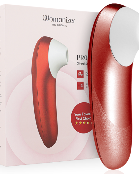 WOMANIZER - PRO VIBRANT CLITORAL STIMULATOR BURGUNDY