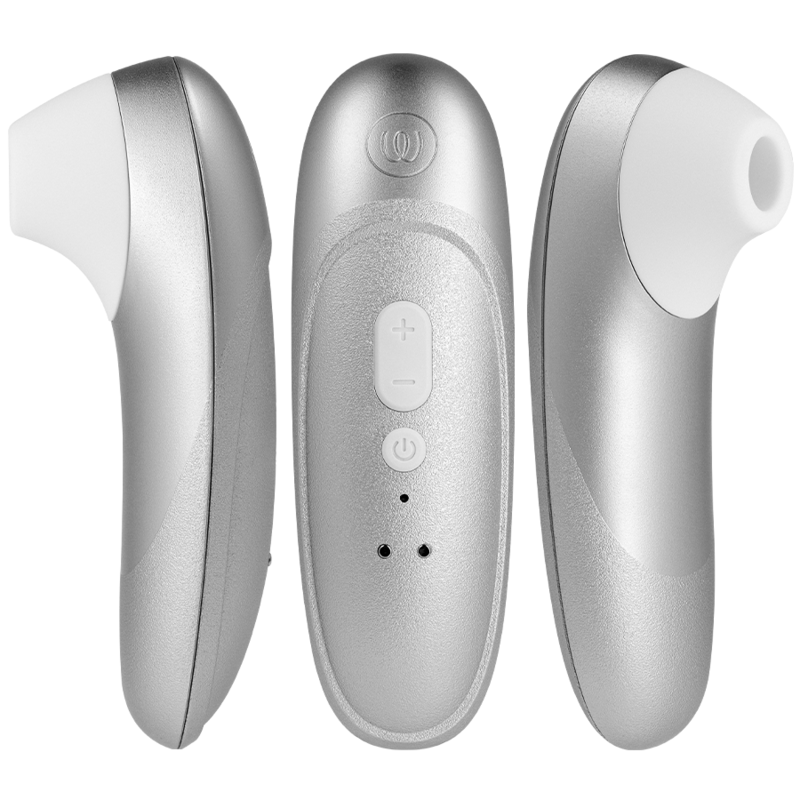 WOMANIZER - PRO VIBRANT CLITORAL STIMULATOR SILVER GREY - Imagem de 4