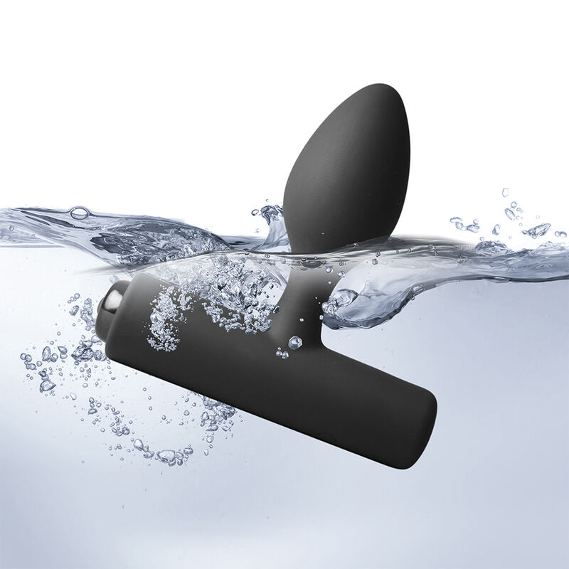 ROCKS-OFF - NOVA SOLARIS PLUG ANAL FINO RECARGABLE 16 FUNCIONES NEGRO - Imagem de 5