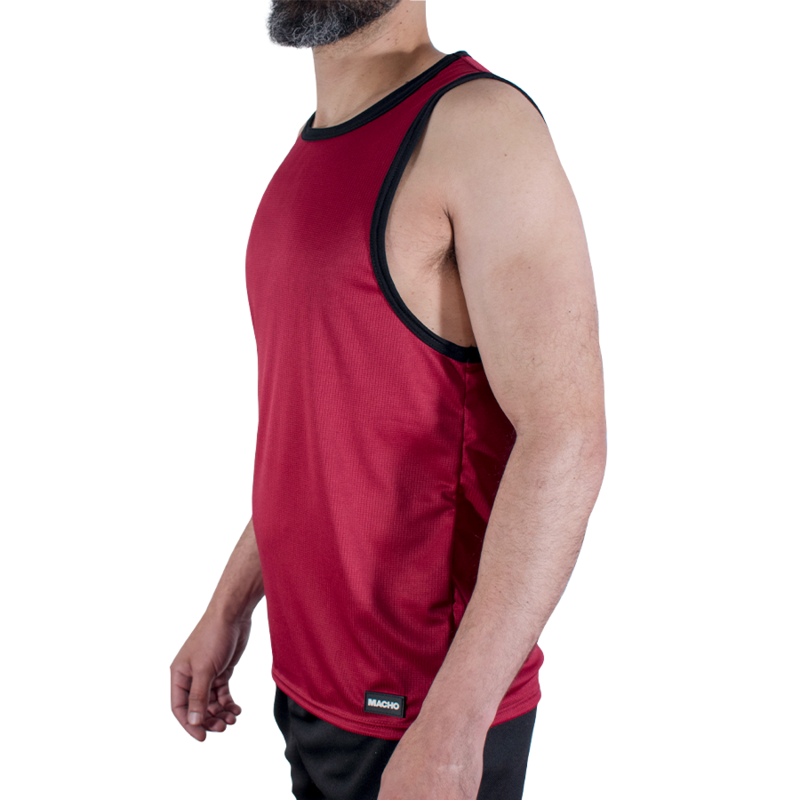 MACHO - CMV003 CAMISETA GYM GRANATE S/M - Imagem de 2
