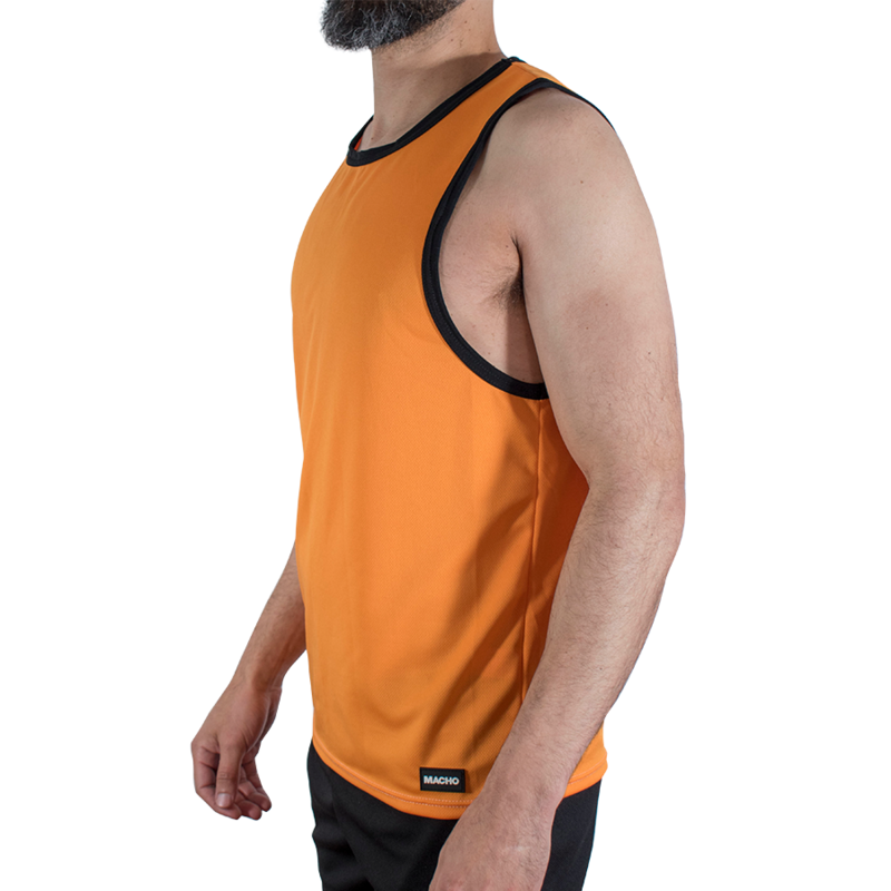 MACHO - CMV005 CAMISETA GYM NARANJA S/M - Imagem de 2
