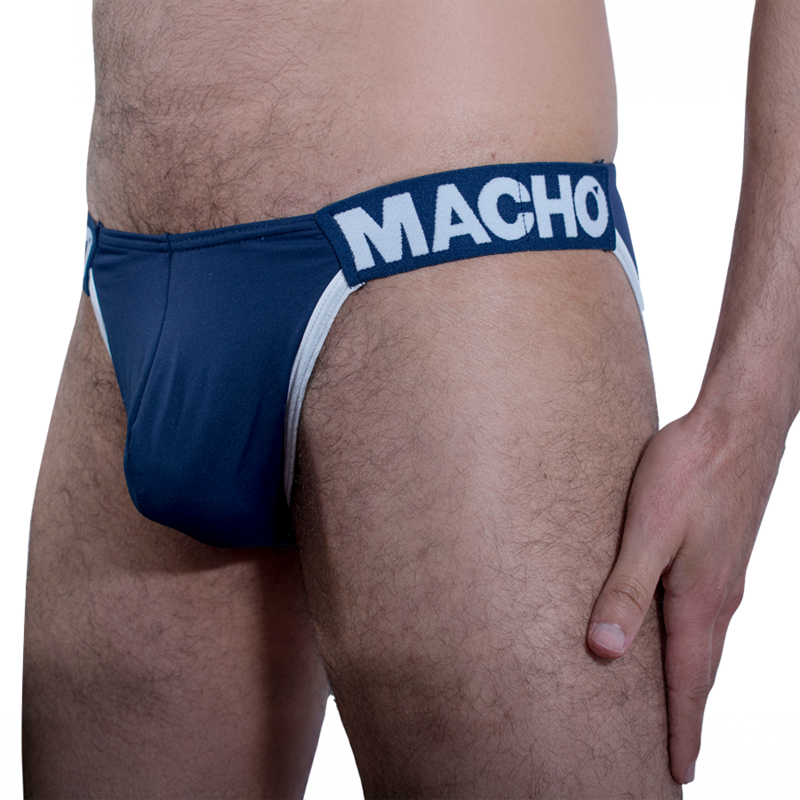 MACHO - MCH011 LATERAL SLIP AZUL OSCURO S - Imagem de 2