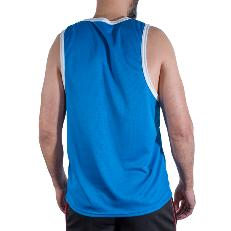 MACHO - CMV002 CAMISETA GYM AZUL S/M - Imagem de 3