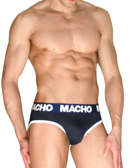 MACHO - MCH008 NAVY BLUE CLASSIC SLIP M