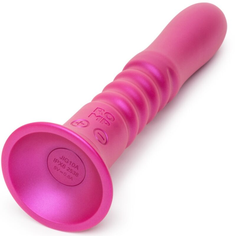 ROMP - JIGGLE UP AND DOWN VIBRATOR WITH PINK SUCTION CUP - Imagem de 2
