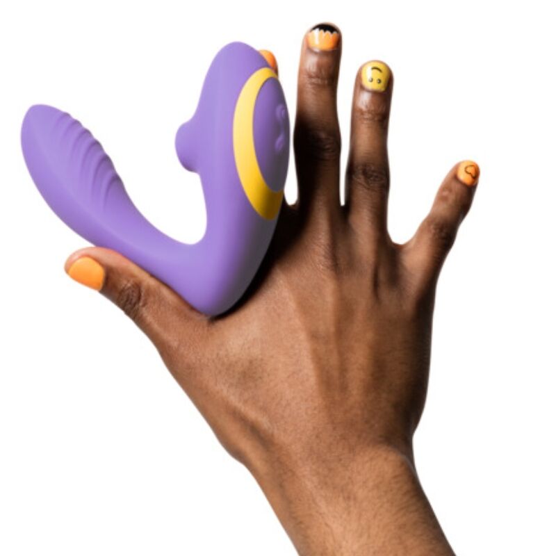 ROMP - REVERB G-SPOT STIMULATOR AND CLITORAL SUCTION DEVICE PURPLE - Imagem de 3