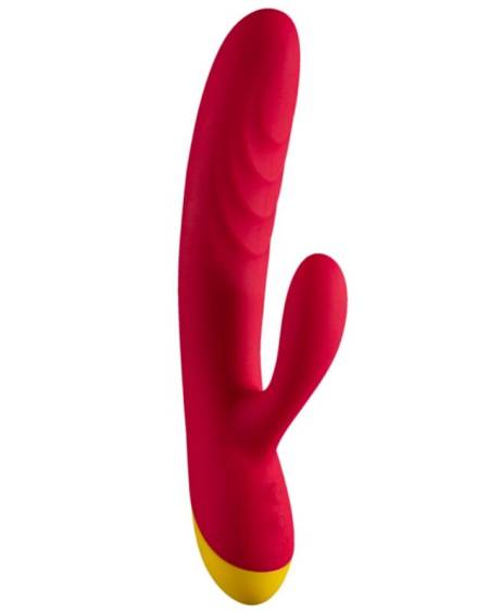 ROMP - JAZZ RECHARGEABLE RABBIT VIBRATOR RED