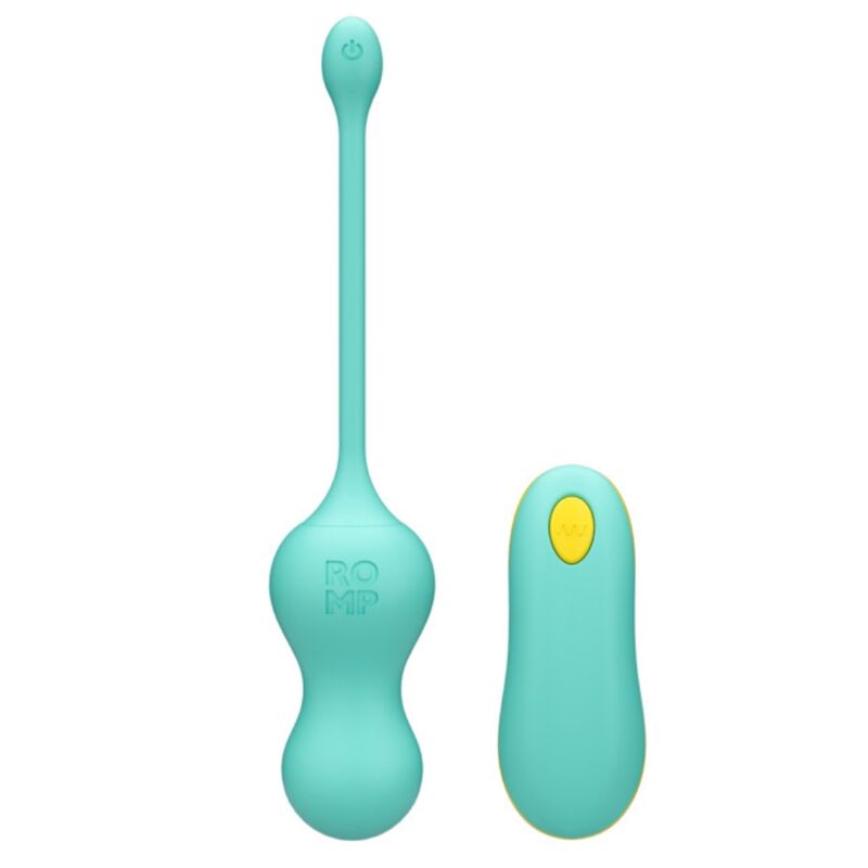 ROMP - CELLO MULTIFUNCTION VIBRATING EGG TURQUOISE REMOTE CONTROL - Imagem de 2