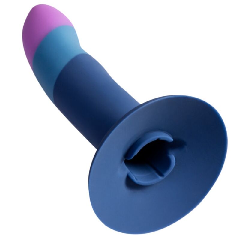 ROMP - PICCOLO SILICONE DILDO WITH TRICOLOR SUCTION CUP 14 CM - Imagem de 2