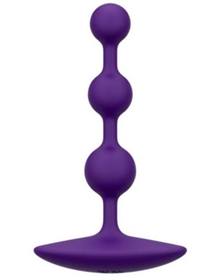 ROMP - AMP PURPLE FLEXIBLE SILICONE ANAL BEADS 12.5 CM PURPLE