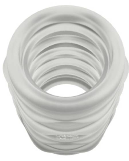 ROMP - MOSH TRANSPARENT MALE MASTURBATOR WITH 6 CM REVERSBLE SHEATH