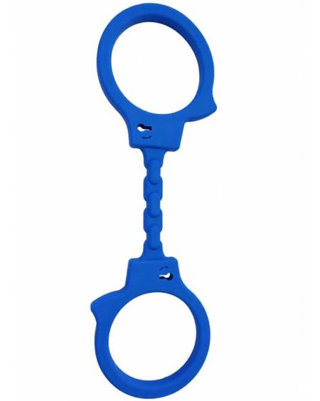DIABLO PICANTE - SILICONE HANDCUFFS BLUE